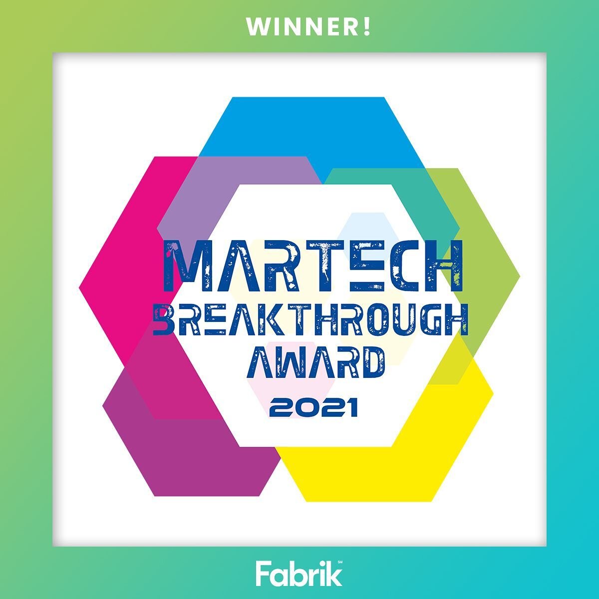 We did it again! The MarTech Breakthrough awards honor the best in ad tech innovation and Fabrik was named Best Overall Web Content Management Solution. Read the full release - link in bio.